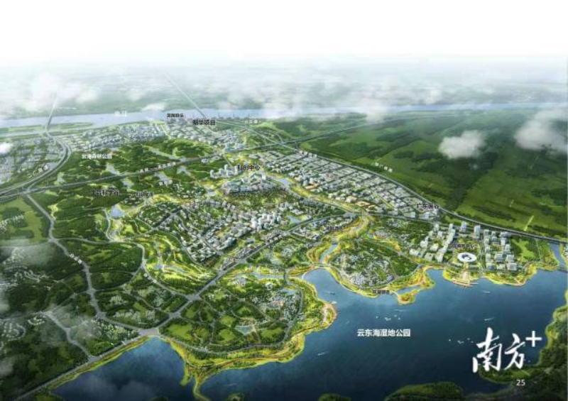 图为云东海生物港效果图。佛山市国资委供图